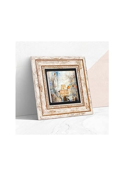 Pinecone Stone Salvador Dalí Amerika’nın Kristof Kolomb Tarafından Keşfi Taş Duvar Tablosu - Çerçev