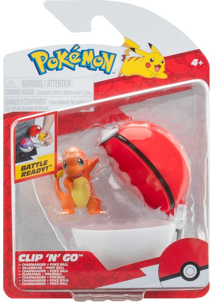 Clip 'n' Go Charmander Figür PKW3635 fırsatları