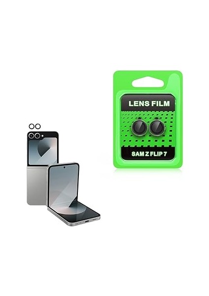 Kilifplus Z Flip 7 ile Uyumlu Cam, Çizilmez, Hd Kalite, Kolay K