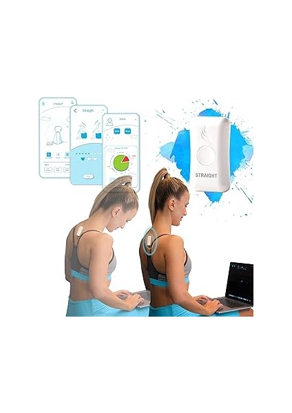 Kodgem Straight Dik Duruş Korsesi - Dik Durmak Için Teknolojik Çözüm - Kamburluk Önleyici Sırt Kors