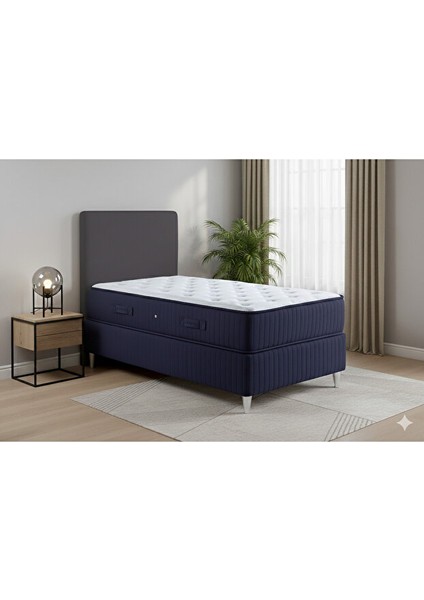 Baza Başlık Kılıfı 110X70CM Gri Renk Lastikli Esnek Kaliteli Kumaş