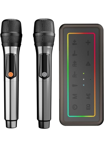 M60 Vega 100W Rgb 2 Adet Kablosuz Mikrofonlu Bluetooth Karaoke Hoparlör (15.000MAH Batarya) modelleri