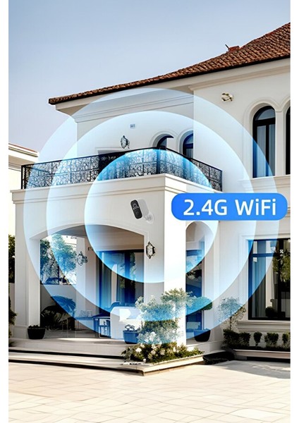 Kablosuz Güvenlik Kamerası 1080P Full Hd – Wifi, Gece Görüş, Iki Yönlü Ses, IP65