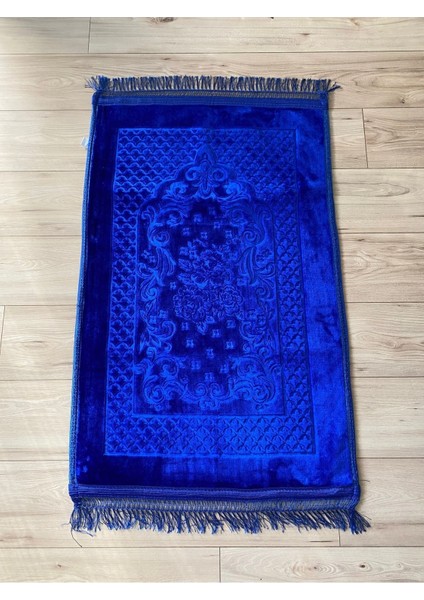 Saraylı Home Lüks Kalın Yumuşak Peluş Kaymaz Taban Özellikli Hediyelik Bohçalık Çeyizlik Seccade