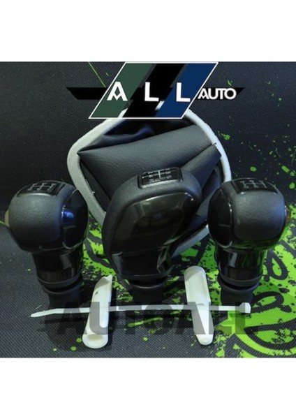 Renault Clio 3 Spor Vites Topuzu ve Vites Körüğü Siyah Takım