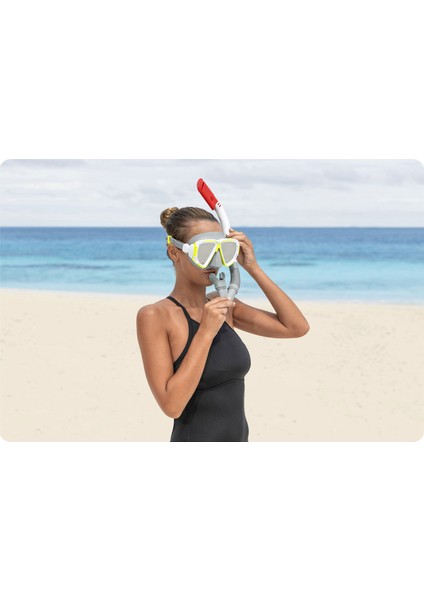 Mira Maske Snorkel Set Dalış Maskesi Deniz Havuz Yüzücü Gözlüğü Gözlük Maske- Yeşil- (14 Yaş Üstü ) 24053 fiyatları