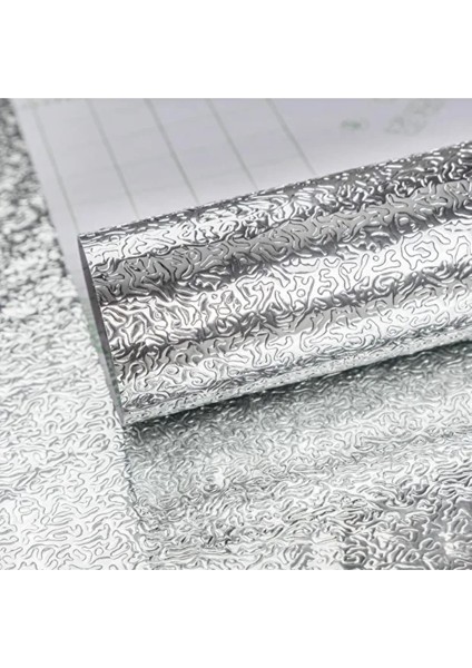 Rulo Gümüş Alüminyum Folyo Duvar Kağıdı, Kendinden Yapışkanlı , Su Geçirmez Folyo 2 mt x 60 cm fiyatları