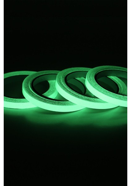 Karanlıkta Işık Veren Yansıyan Fosforlu Yeşil Şerit Bant 4 Metre