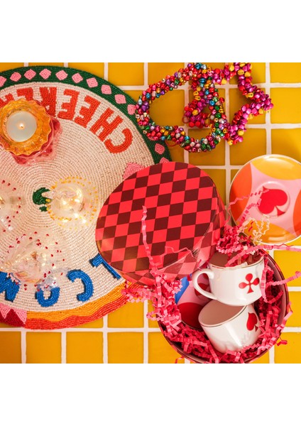 Luohu Porselen Kahve Seti 90 Ml Renkli