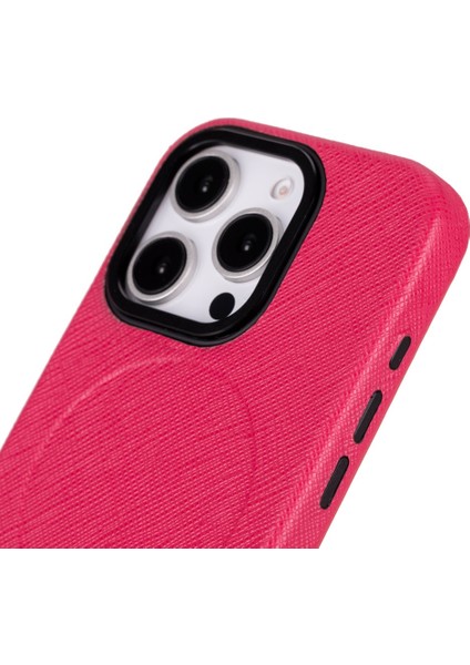 Apple iPhone 16 Pro Max Uyumlu, Hakiki Deri, El Yapımı Kılıf, Pembe modelleri