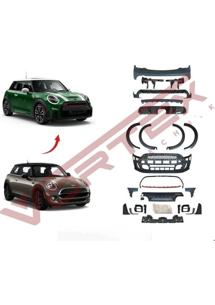 Mini Cooper F56 Jcw Body Kit (2021 Sonrası Uyumlu)