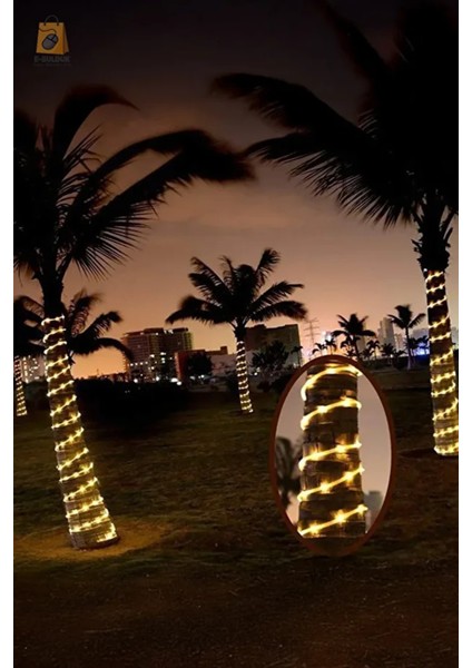 Solar Güneş Enerjili Esnek Flexible Şerit Hortum Bahçe Aydınlatma-10 Metre Sarı Günışığı Aydınlatma fırsatları