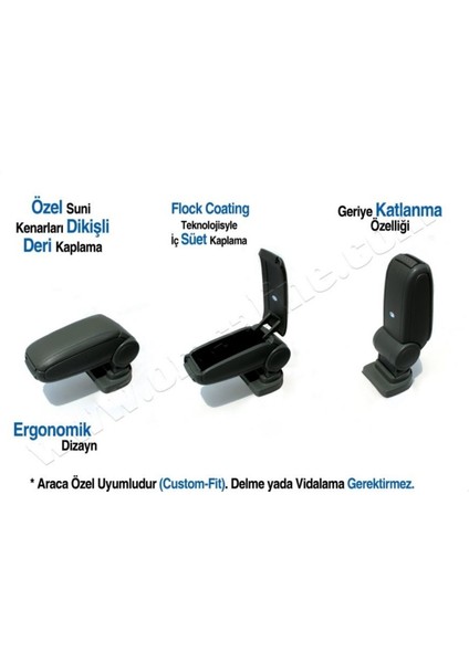 Renault Megane 2 Kol Dayama (Siyah) fırsatları