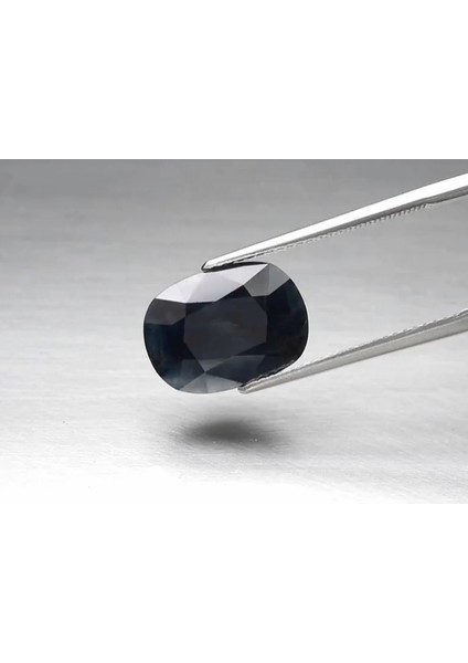 7.20CT 13.7X10MM Cushion Deep Blue Sapphire Ethiopia, Heated