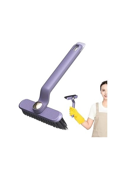 Güncelçarşı Çok Işlevli 360 Derece Dönebilen, Dar Alan Temizleme Fırçası, Sert Kıl, Ev Banyo Mutfak