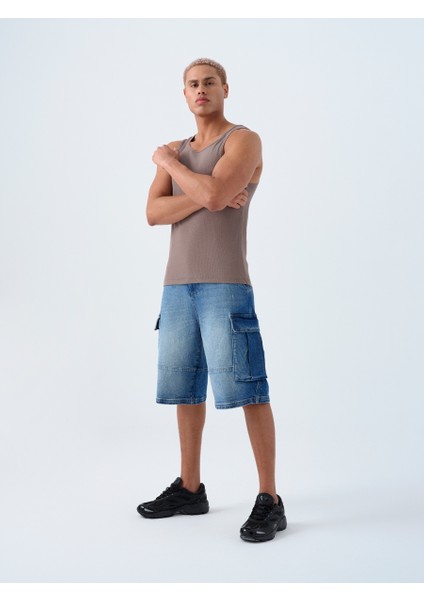 Baggy Fit Erkek Şort