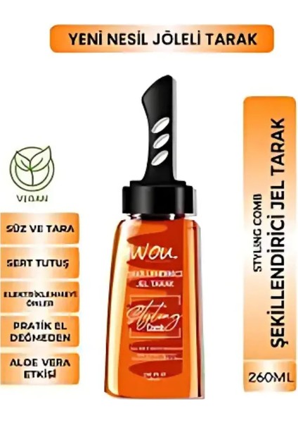 Wou Saç Şekillendirici Jel Tarak 260 ml modelleri