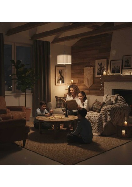 Lüks Beyaz Renk Modern Dekoratif Salon, Oturma Odası ve Mutfak Sarkıt Avize (Lamba Hediyedir)