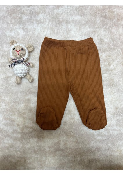 Kahverengi Ribana Kumaş 5’li Yenidoğan Bebek Seti -Hastane Çıkışı modelleri