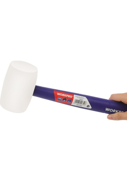 WP241040 57MM 450GR Pvc Pp Saplı Beyaz Kauçuk Tokmak