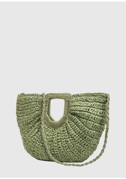 Hasır Omuz Çantası