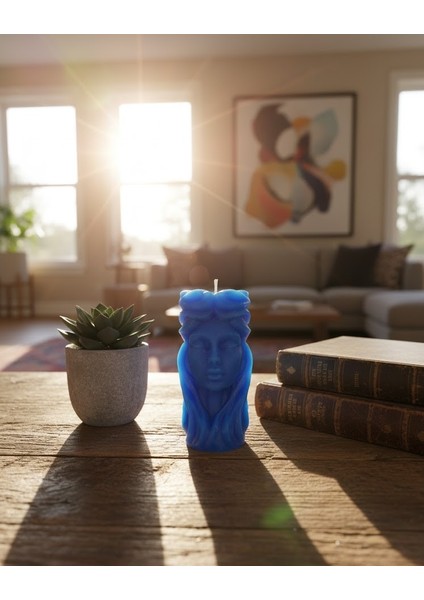 Kadın Desenli Ev Için Mumlar