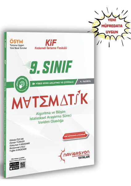 9.sınıf Algoritma ve Bilişim, Istatiksel Araştırma Süreci, Veriden Olasılığa (Meb Müfredatına Uygun)