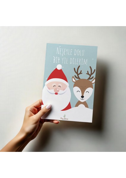 4'lü Yılbaşı Kutlama Kartı Seti/ Kartpostal fiyatları