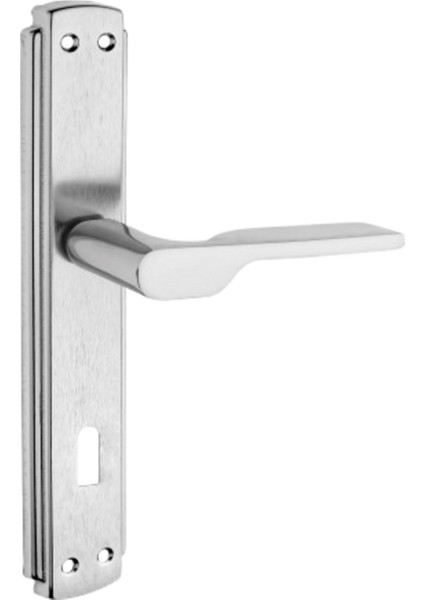 Sedir Kol Aynalı Nikel Saten Oda Kapı Kolu