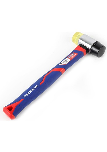 WP241036 40MM Fiberglas Saplı Çift Başlı Hassas Lastik Çekiç