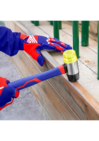 WP241036 40MM Fiberglas Saplı Çift Başlı Hassas Lastik Çekiç indirimleri