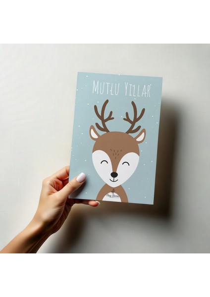 4'lü Yılbaşı Kutlama Kartı Seti/ Kartpostal indirimleri