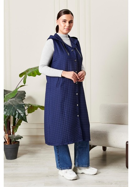 Kadın Büyük Beden Kapitone Yelek fırsatları