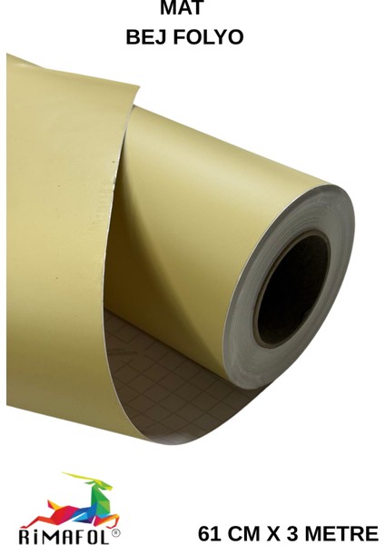 Mat Bej Mobilya Dolap Kaplama Folyosu 61 cm x 3 Metre fiyatları