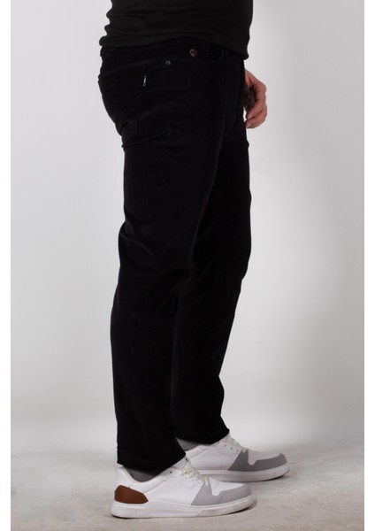 Erkek Kadife Pantolon Likrali Regular Fit Siyah 2228 fiyatları