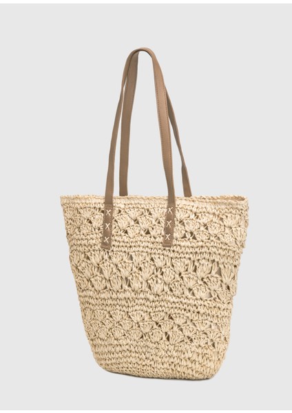 Hasır Omuz Çantası