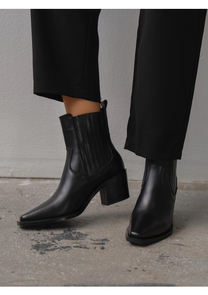 Rudyy Siyah Hakiki Deri Kadın Bot modelleri