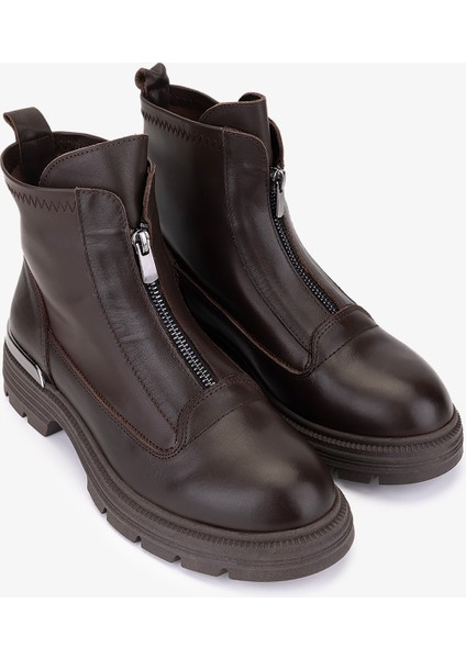 Kadın Hakiki Deri Kahverengi Casual Bot 1164 2353526 Bn Bot SK25-26 Kahve Nappa fiyatları