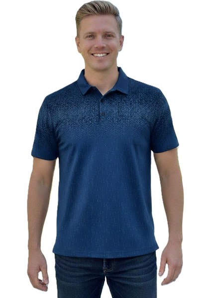 25-7006 Erkek Normal Beden Polo Yaka Düğmeli T-Shirt fırsatları