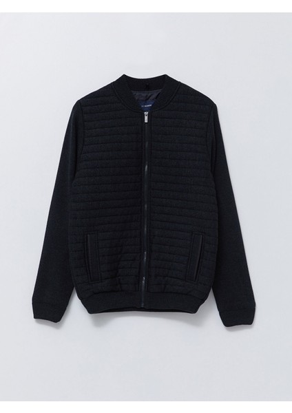 Yeni Sezon Standart Kalıp Kolej Yaka Erkek Triko Hırka