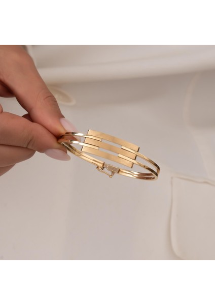 Kaburga Model 14 Ayar Altın Kelepçe fiyatları