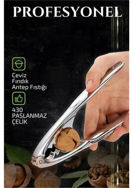 Fındık Ceviz Kırıcı 304 Paslanmaz Çelik Mink Design fiyatları
