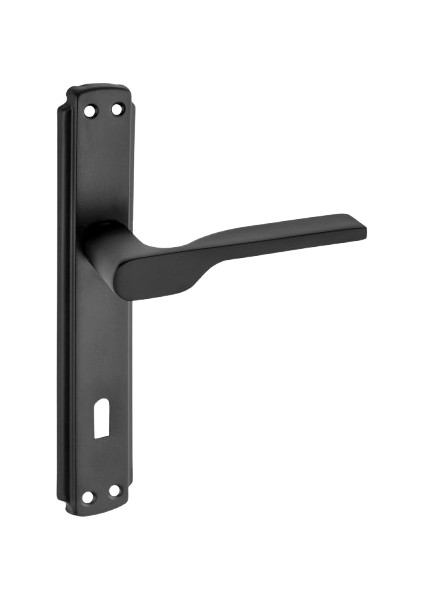 Sedir Kol Aynalı Siyah Oda Kapı Kolu