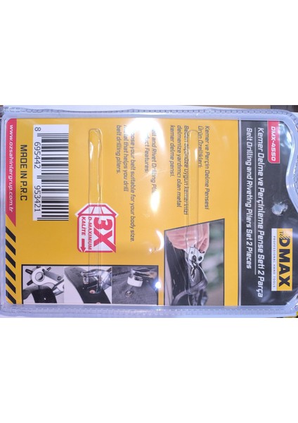 Ctn Paltava Dmax Ikili Kemer Delme ve Perçin Atma Pensesi Takımı Yedekli fiyatları