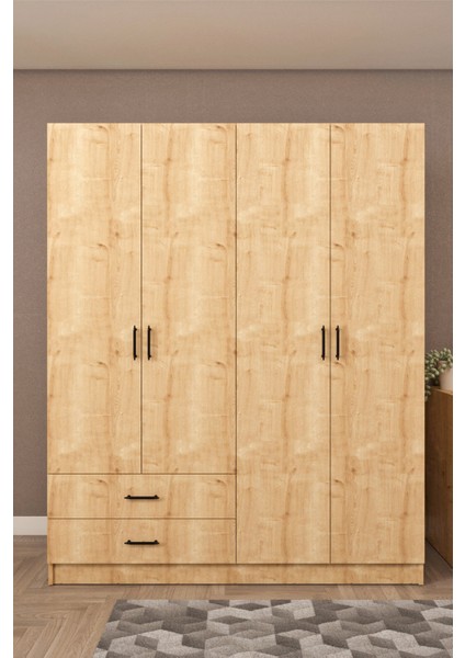 Ases HDF5358 Genç Odası Gardırop ve Çalışma Masası Hediyeli Beyaz - Safir Meşe indirimleri