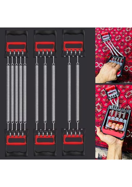 5 Yaylı Ayarlanabilir Çelik Göğüs Yayı - Profesyonel Kol, Omuz ve Sırt Egzersiz Aleti fiyatları