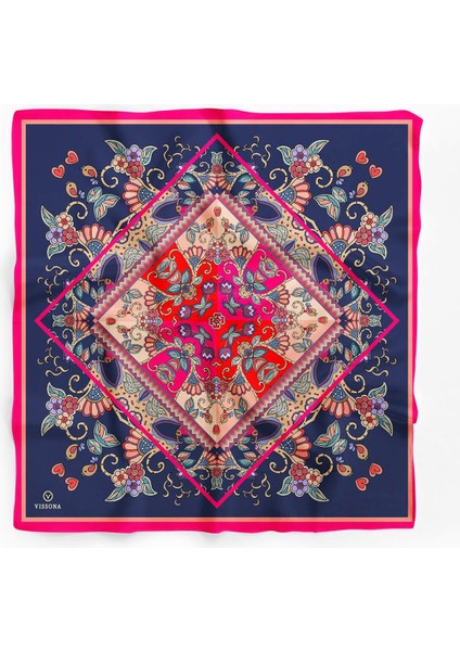 %100 Ipek Etnik Desenli Kadın Bandana fiyatları