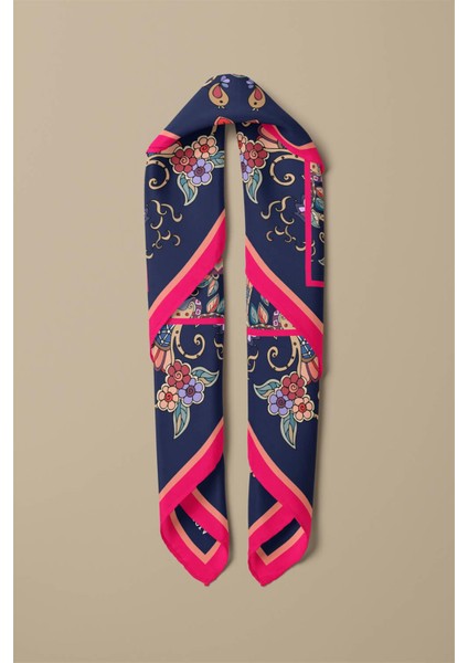 %100 Ipek Etnik Desenli Kadın Bandana modelleri