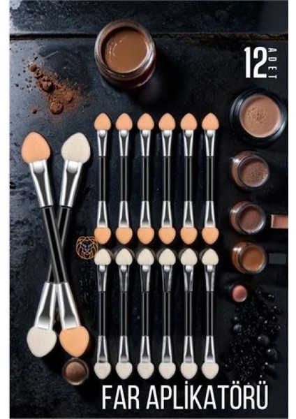 Far Aplikatör Göz Makyaj Çubukları 12 Adet fiyatları