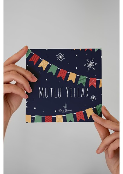 6'lı Yılbaşı Kutlama Kartı Seti/ Kartpostal modelleri